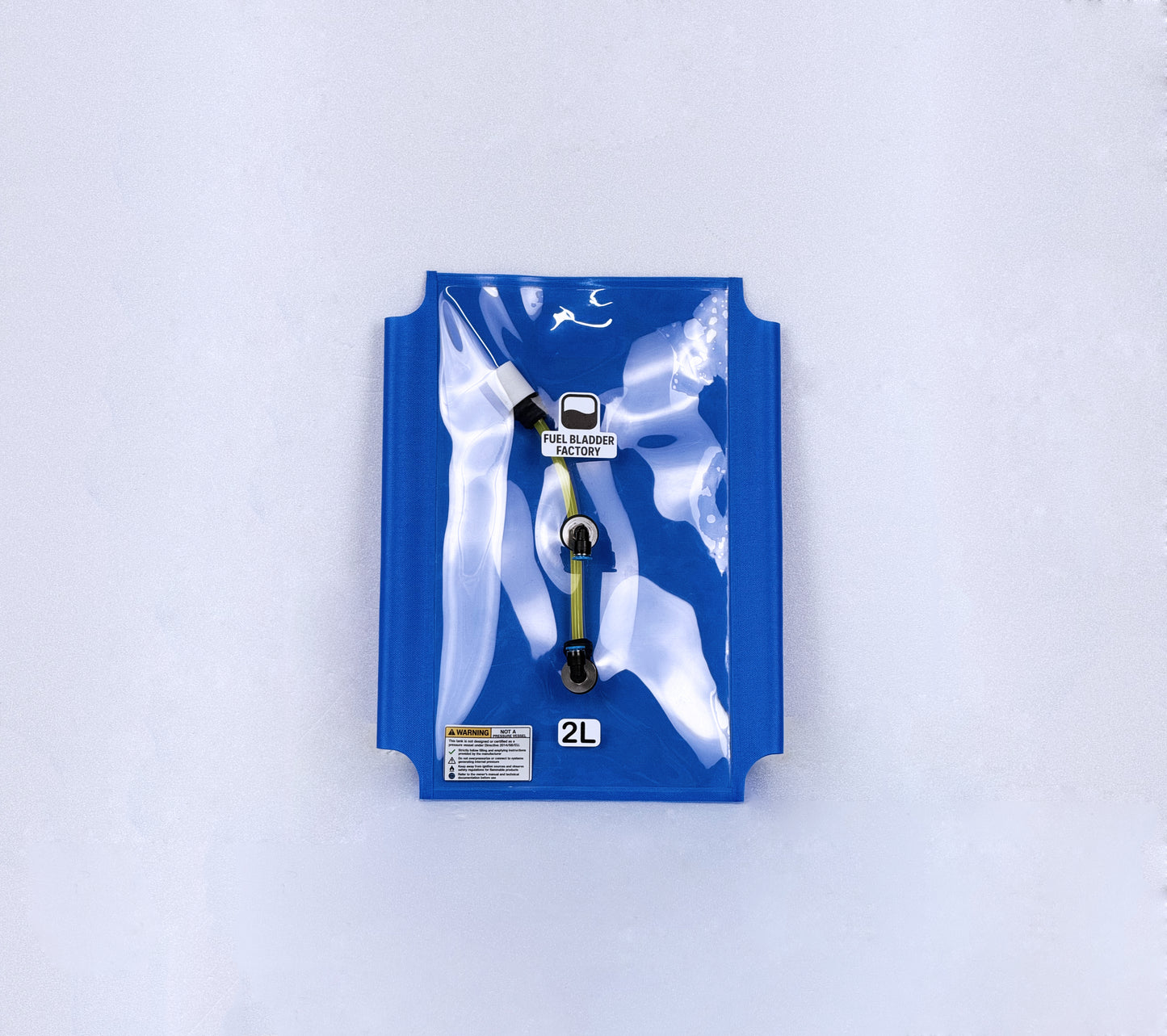 Fuel Bladder Tank Rectangular 2L Pillow Blue Line