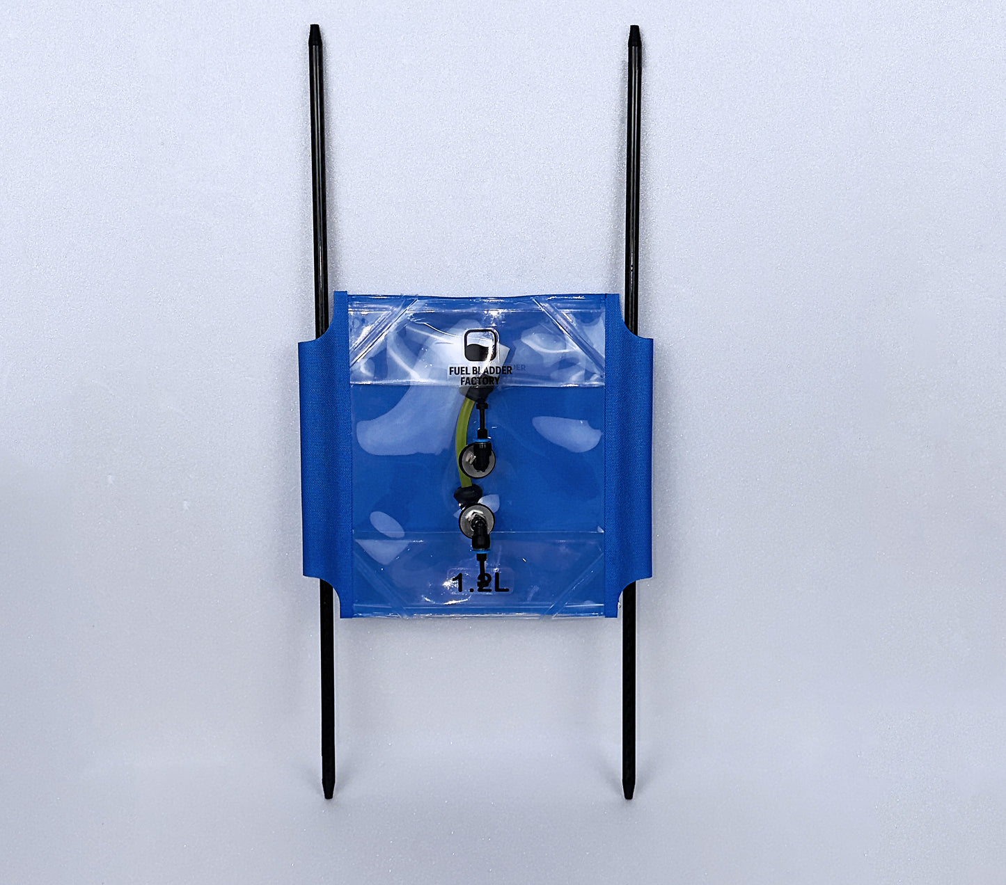Fuel Bladder Tank Rectangular 1.2L 2SQ Blue Line