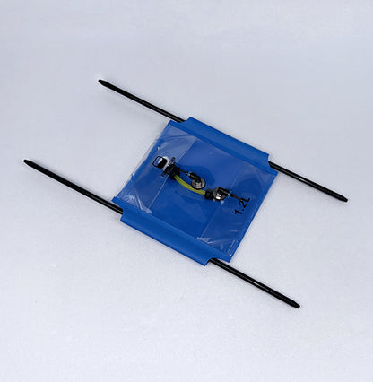 Fuel Bladder Tank Rectangular 1.2L 2SQ Blue Line