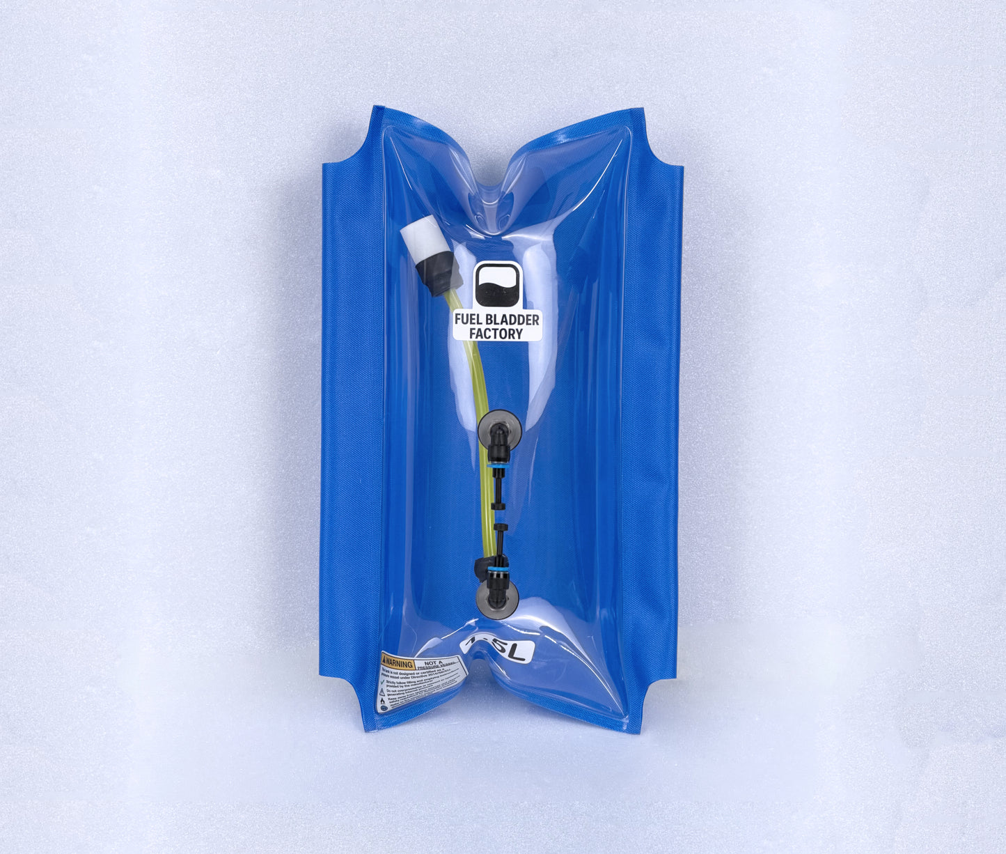 Fuel Bladder Tank Rectangular 1.5L Pillow Blue Line