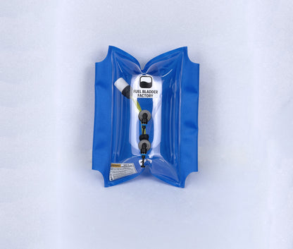 Fuel Bladder Tank Rectangular 1L Pillow Blue Line