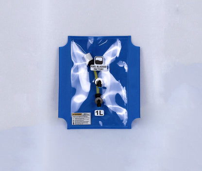 Fuel Bladder Tank Rectangular 1L Pillow Blue Line