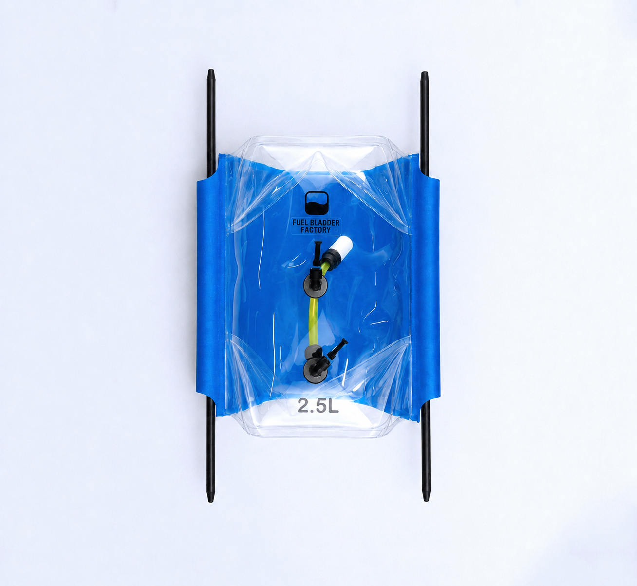 Fuel Bladder Tank Rectangular 2.5L 2SQ Blue Line