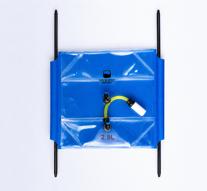 Fuel Bladder Tank Rectangular 2.5L 2SQ Blue Line