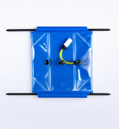 Fuel Bladder Tank Rectangular 2.5L 2SQ Blue Line