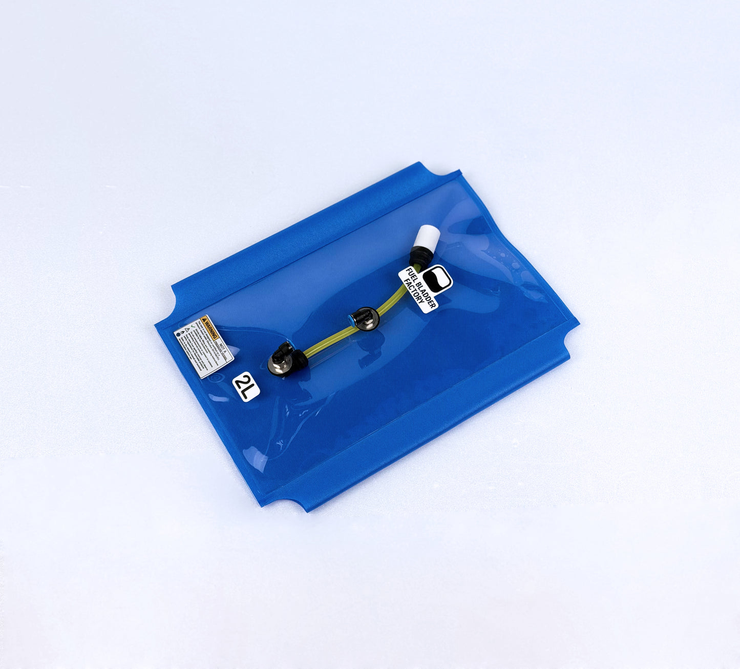 Fuel Bladder Tank Rectangular 2L Pillow Blue Line