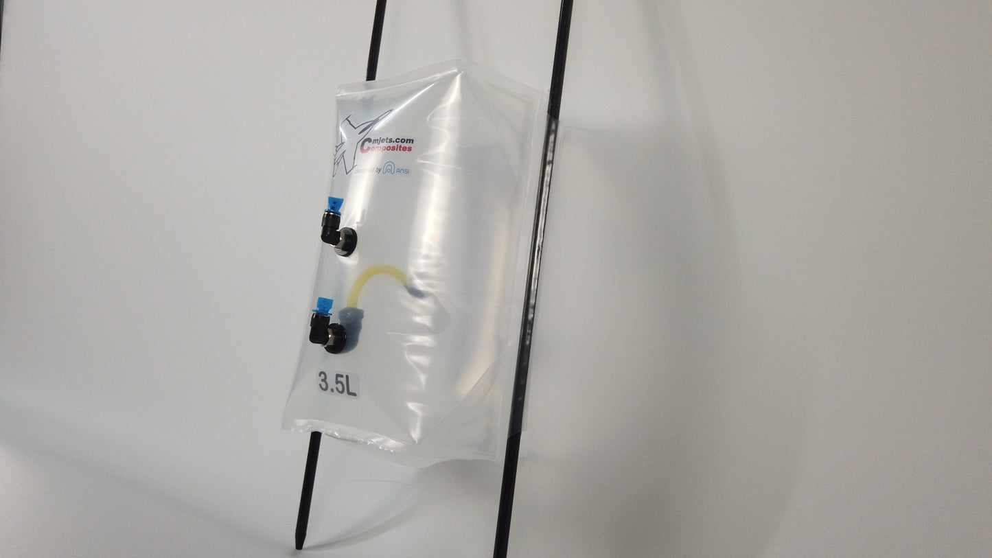 Fuel Bladder Tank Rectangular 3.5L 2SQ for Aspire Jets
