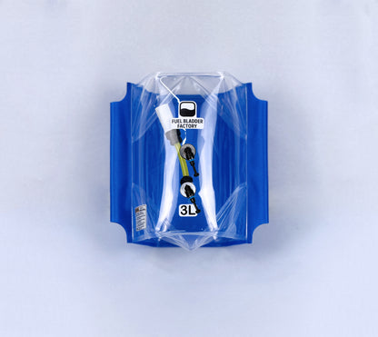 Fuel Bladder Tank Rectangular 3L 2SQ Blue Line