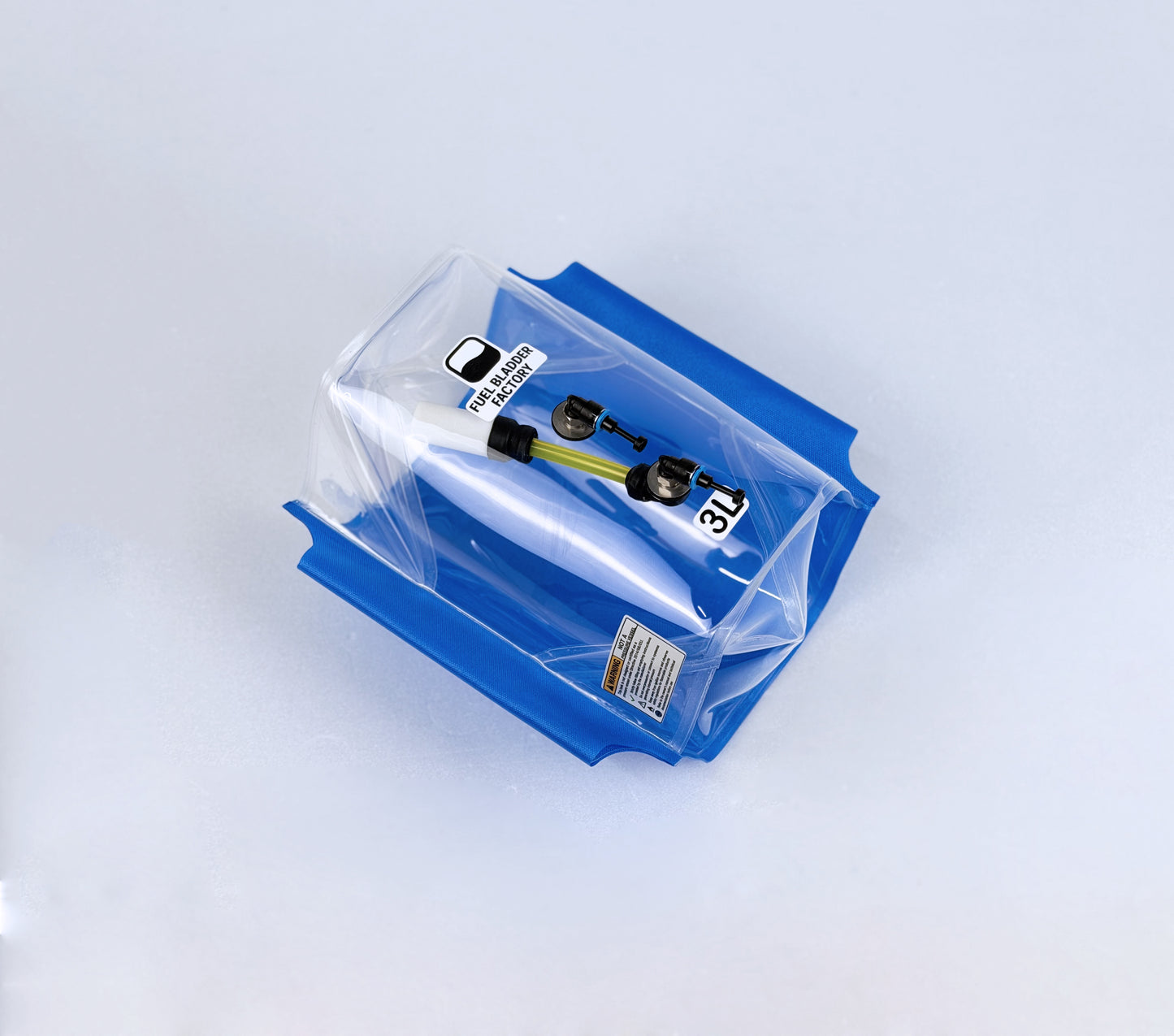 Fuel Bladder Tank Rectangular 3L 2SQ Blue Line