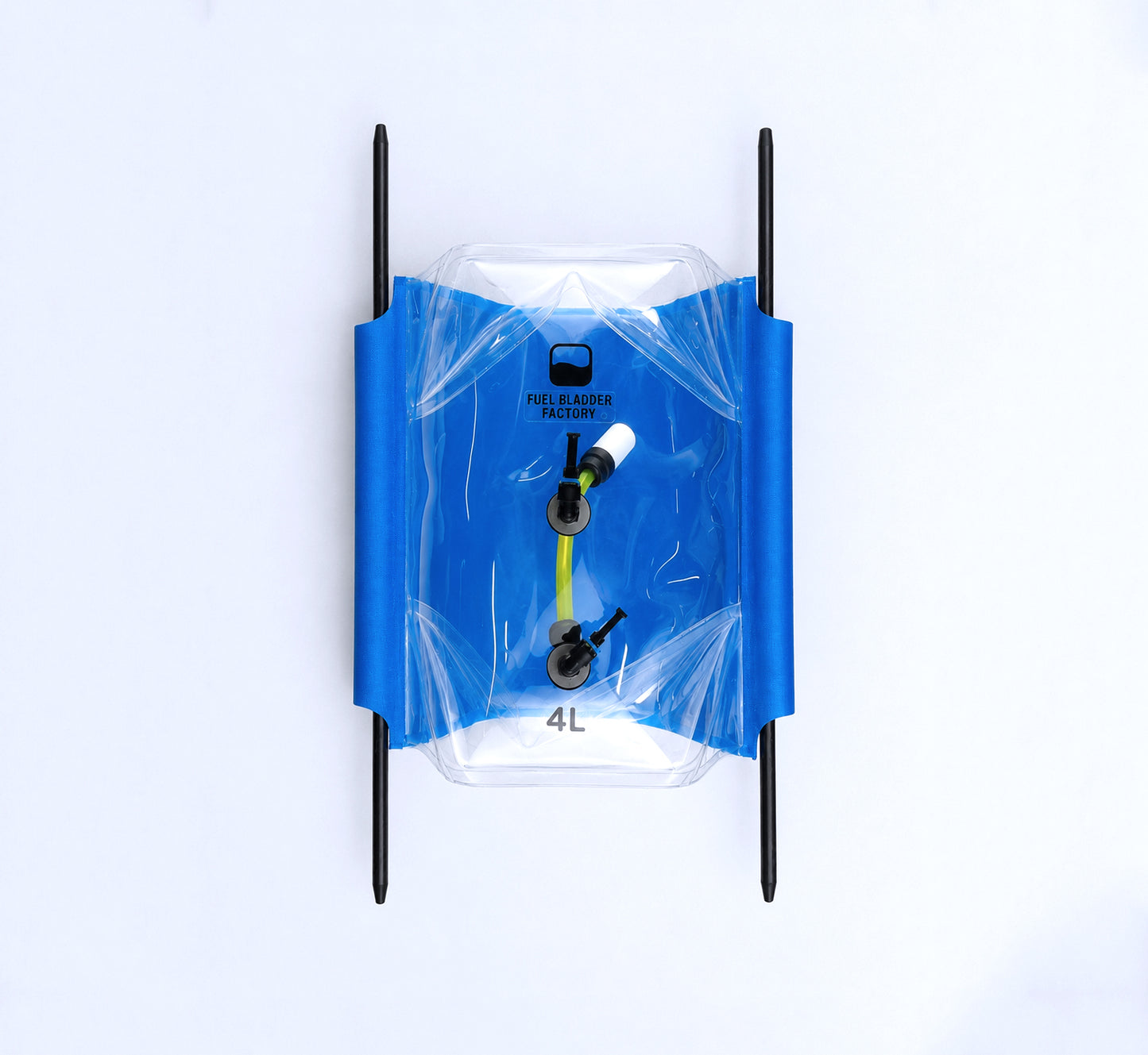 Fuel Bladder Tank Rectangular 4L 2SQ Blue Line