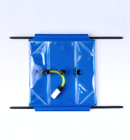 Fuel Bladder Tank Rectangular 4L 2SQ Blue Line