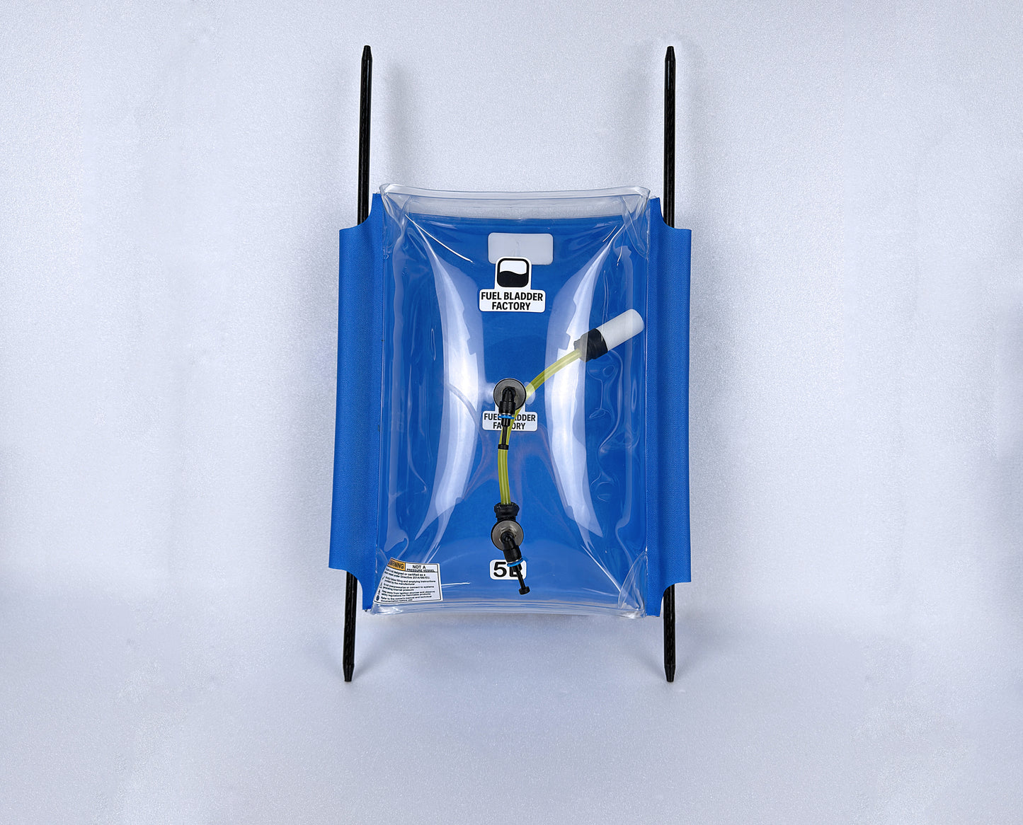 Fuel Bladder Tank Rectangular 5L 2SQ Blue Line