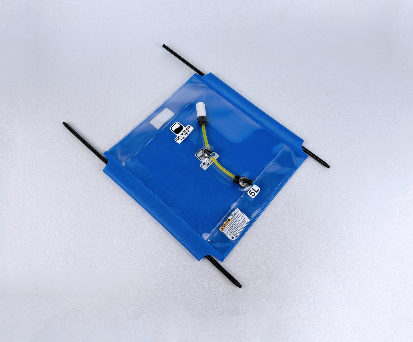 Fuel Bladder Tank Rectangular 5L 2SQ Blue Line