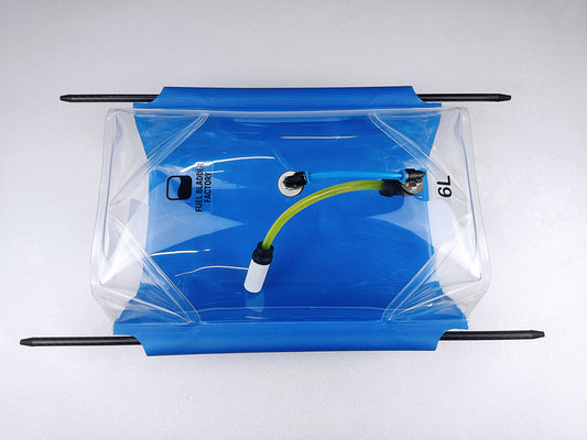 Fuel Bladder Tank Rectangular 6L 2SQ Blue Line