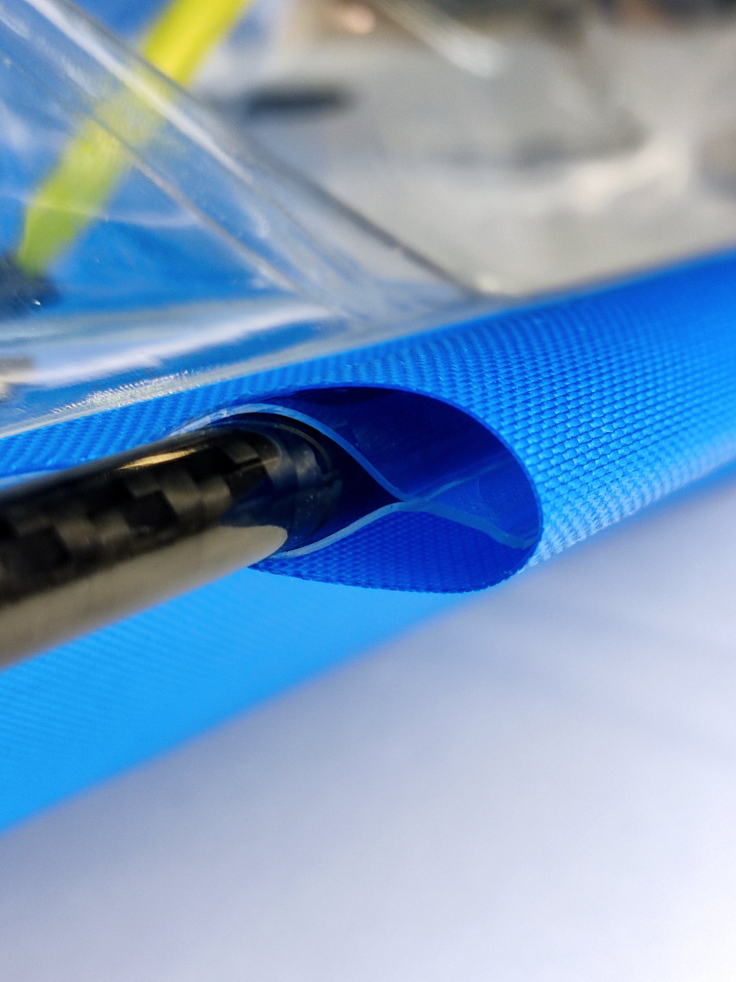 Fuel Bladder Tank Rectangular 6L 2SQ Blue Line