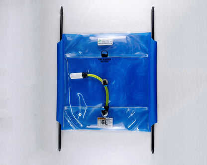 Fuel Bladder Tank Rectangular 6L 2SQ Blue Line