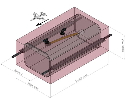 Fuel Bladder Tank Rectangular 2L Pillow