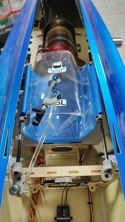 Fuel Bladder Tank Rectangular 2.5L 2SQ Blue Line for FTL Lancer 2.1M